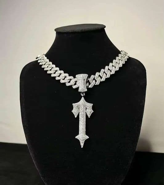 Hot Sale Hip Hop Men Jewelry Sier Gold Platted Dia C Pendant Necklace for Gift