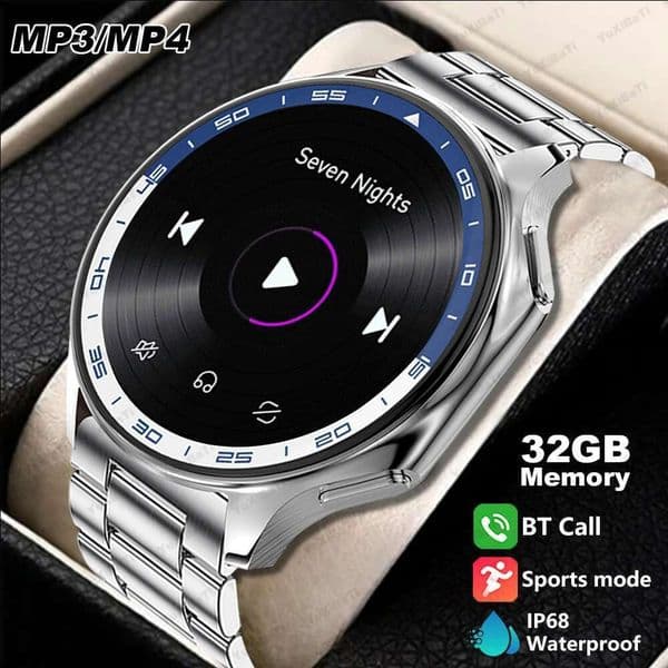 For Oppo X Smart Watch Man 4GB Memory Video Display Watches 1.43Inch AMOLED 466*466 HD Bluetooth Call Smartwatch