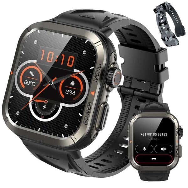 Blackview W30 Smart Watch 1.91 inch Display Waterproof Smartwatch Bluetooth Calling Fiess Tracking Woman Man Watches for Gifts