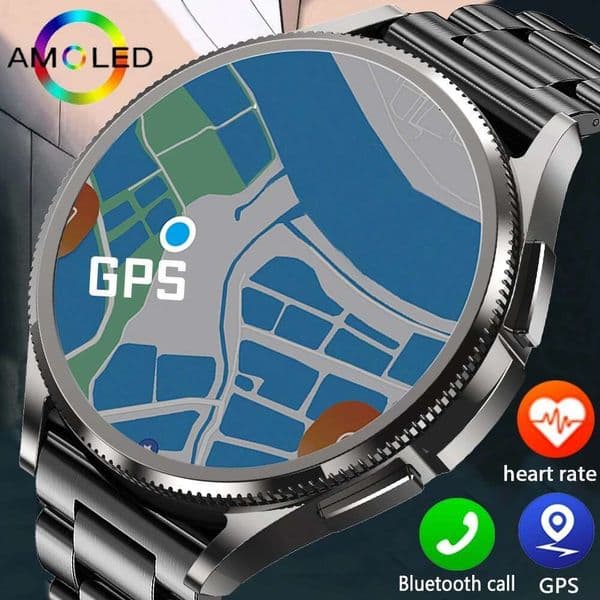 2025 New For Samsung Galaxy 6 Smartwatch Always On Display Bluetooth Call GPS NFC Smart Watch Men Android IOS