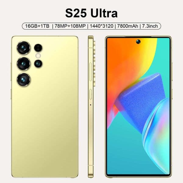 S25Ultra true 4G high-definition 2025 New style large screen, brand new unopened 2+16GB Android smartphone
