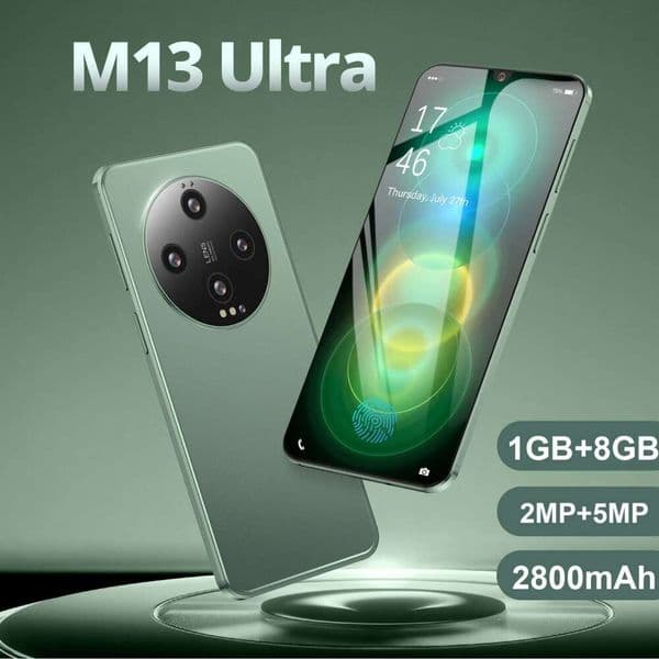 New M13 Ultra large screen 6.8-inch memory 1+8 one hot-selling smartphone Android Smartphone Camera Telephone HD Display Face Recognition