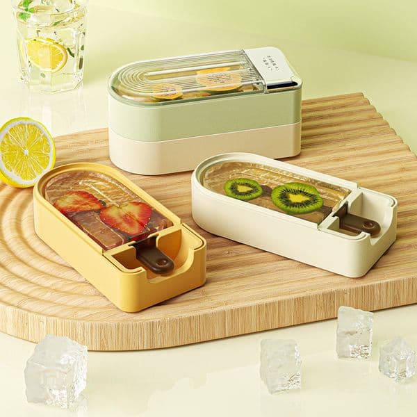 DIY stick, cream for children, simple and large capacity ice box mold, cool in summer