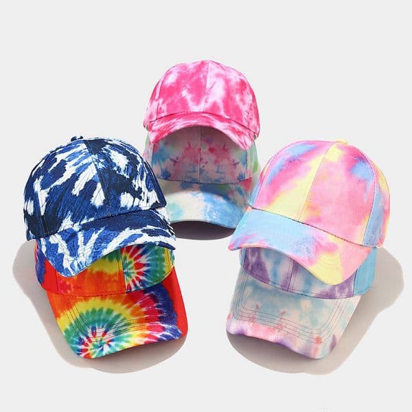Floral Print Baseball Cap Hawaiian Adjustable Snapback Dad Hat Beach Trucker Hat Fashion Print Hat For Man Woman Ponycap