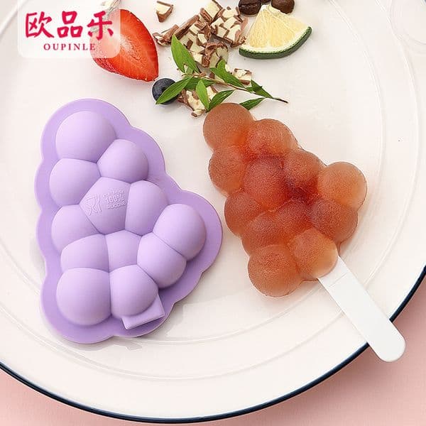 Household and popsicle European standard silicone with lid, ice cream mold
