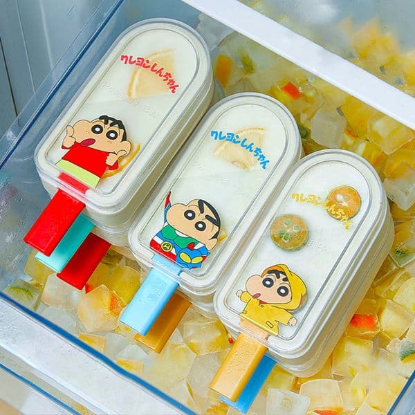 Modern Housewife&Crayon Shin chan: Mold, Food Grade Silicone Stick, Children's Ice Cream Grinding Tool