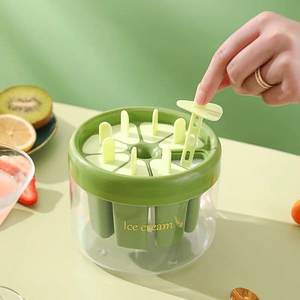 Ice molds for household use, making cream sticks, cream, ice cubes, cheese sticks. Molds are popular, food grade, and convenient
