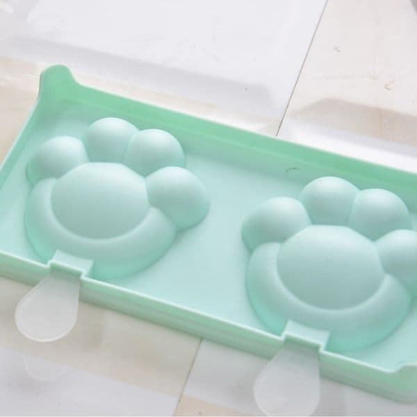 Creative DIY Sakura Cat Claw Summer Cartoon Bar Grid Box Ice Cream Mold