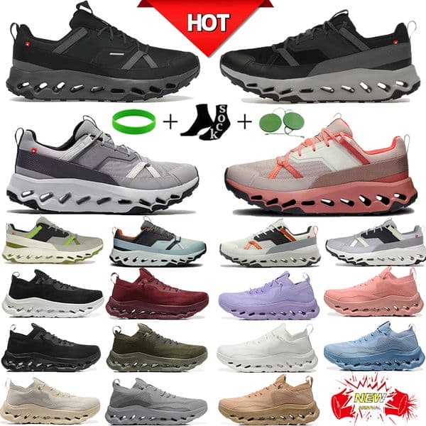 Designer Running mens horizon trainers for men women shoes frost atoms Alloy Frost Waterproof Black white Safari Olive Black Eclipse outdoors sports sneaker
