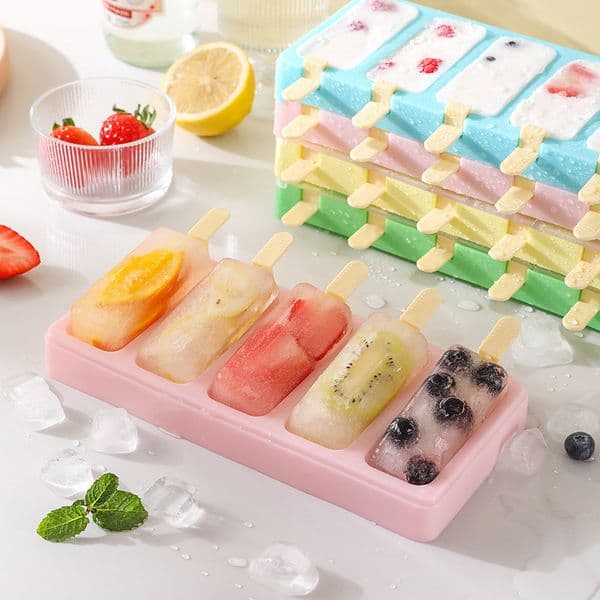 Ice molds household use, multiple packs for popsicles, cream grinding tools, DIY stick cube boxes, ice making boxes