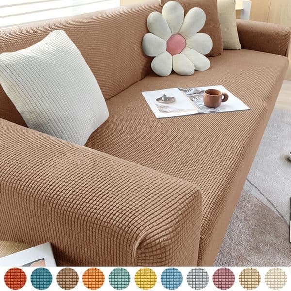 Elastic Jacquard Sofa Cover 1/2/3/4/5 Seater Couch Cover Sofa Covers Versatile Furniture Protection Slipcover For Living Room