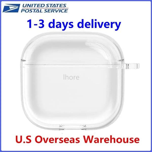 ANC Top quality USB-C pro 3 Headband Headphone Accessories Transparent Solid Silicone Waterproof Protective case Maxs Headphones Case