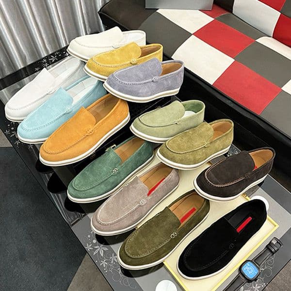Luxury Loafers For Men Suede Espadrilles Casual Shoes Fashion Formal Shoes Office Shoes Slip On Mens Dress Shoes 834