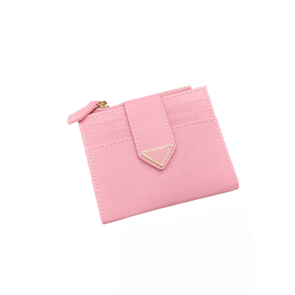 Elegant Ladys Compact Design: Alphabet Embroidered High Quality Wallet