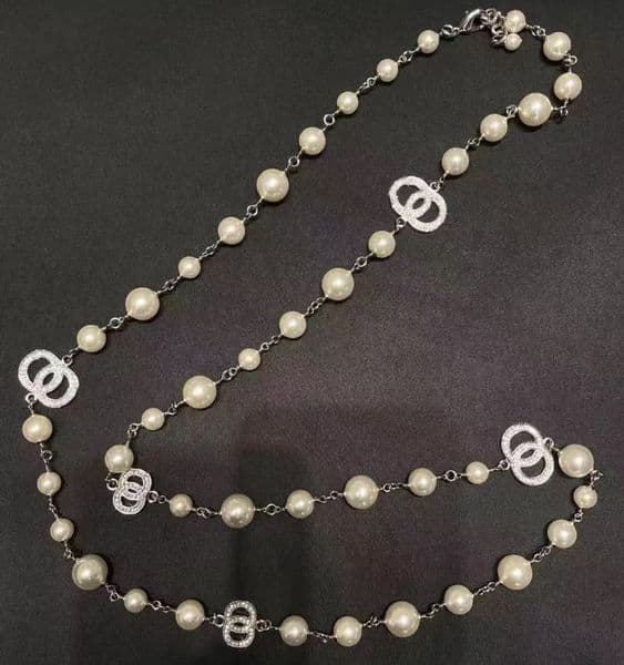 luxury designer silver for women pearl sweater gold Long necklace Fashion gift Wholesale necklaces Jewelry