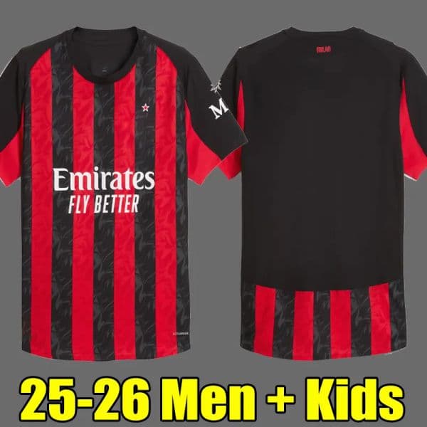 25 26 PULISIC soccer jerseys RAFA LEAO ACS LOFTUS CHEEK MILANS JOVIC MORATA home away football shirt Third 4th fouth men kids kit uniforms 2024 2025