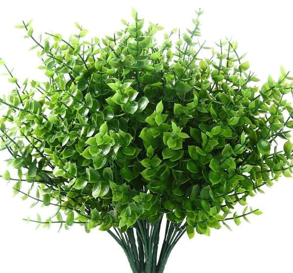 Artificial Flowers Outdoor Fake Flowers for Decoration UV Resistant No Fade Faux Plastic Plants Garden Porch Window