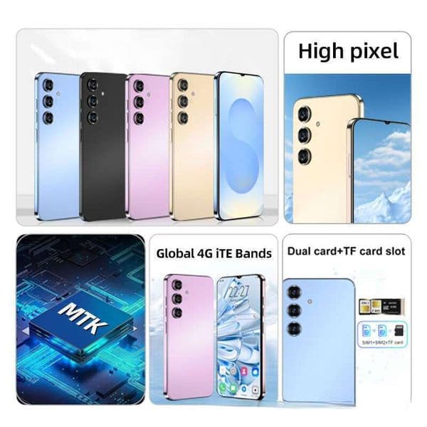 New S25UItra 4G 2025 Android 6.5-inch screen 16+1 new smartphone Unlock Touch Screen Phone Androids Camera Telephone HD Display Face Recognition