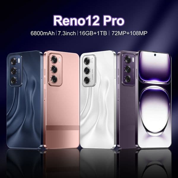 Reno12 Pro - High Resolution Display with True Punch Hole Design | Full HD+ 7.3-Inch Android 13 Phone