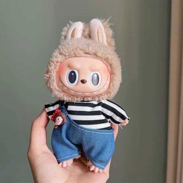 For Korea Kpop Exo 17cm Labubu V1 V2 Clothing Accessories Perfect Set Gift X2505261