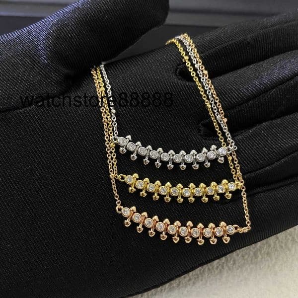 Designer Brand 1to1 Necklace Card Home 925 Silver Bullet Necklace CNC High Edition Fashionable Personalized Rivet Pendant Hot Selling
