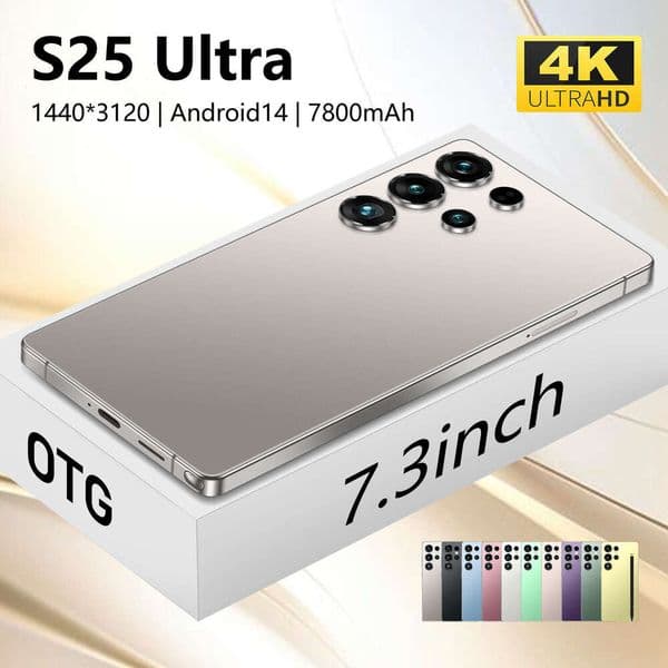 The S25 Ultra 16GB+1TB smartphone is equipped with a built-in stylus, a 4G 7.3-inch large screen and an ultra-strong battery life of 7800mAh