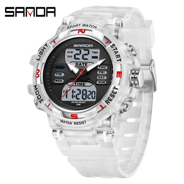 Electronic watch teenager student couple luminous sports waterproof fashion C4