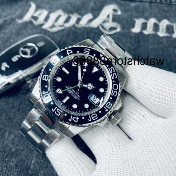 Original 1to1 Brand designer watch Laojia Greenwich Series Watch Cola Ring Sprite Ring Fully Automatic Mechanical Watch NR2B