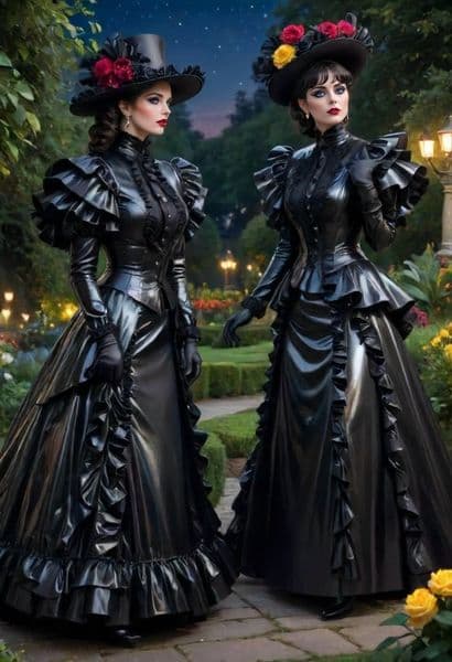 Historical Victorian Prom Dress With Ruffles Cap Long Sleeve Enchantress Gothic Witch Evening Dress Formal Rococo Medieval Period Party Dress 2025
