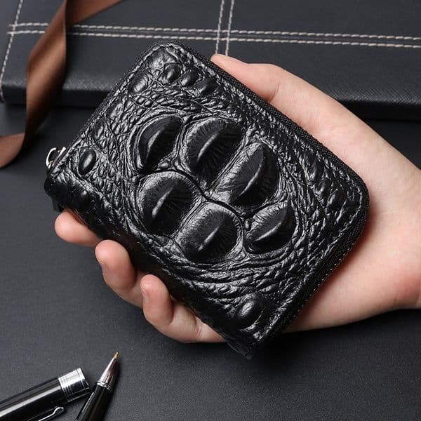Card Holder Unisex Wallet Women Travel Everyday Use Minimalist Genuine Leather Mini High Capacity Multiple Slots Multicolor Coin Pocket Credit