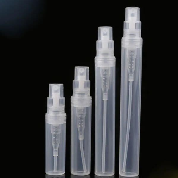 wholesale 2ml 3ml 4ml 5ml Portable Plastic Perfume Spray Bottle Empty Perfume Bottles with Refillable Mist Pump Perfume Atomizer ZZ