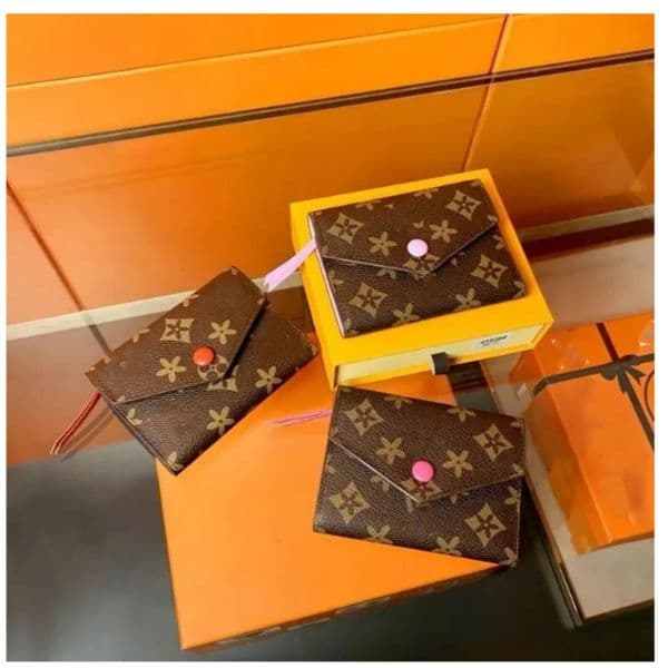 Fashion Women Clutch Pu Leather Wallet Single Zipper Wallets Lady Ladies Long Classical Purse 45678218 With Box Card