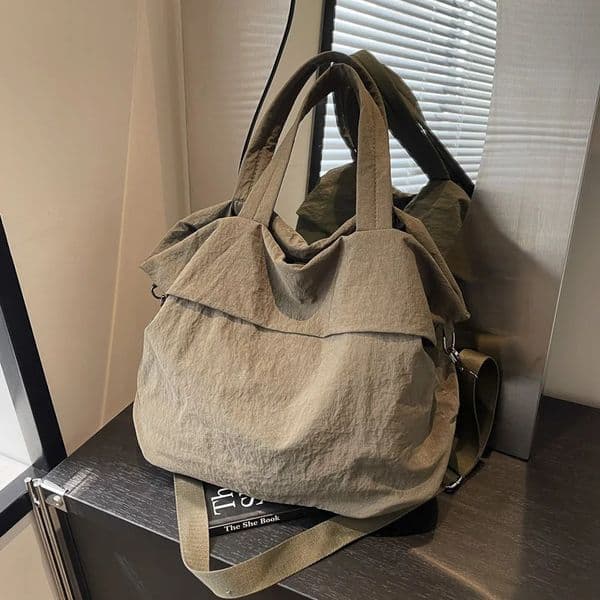 Tote Handbag Crossbody Shoulder BagLarge Nylon Waterproof Hobo Bag with Adjustable Shoulder Strap for Women Work Gym Hand Trave 250530