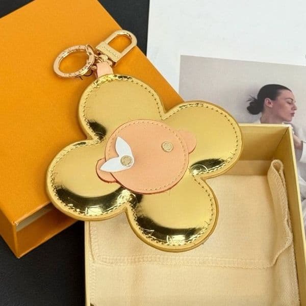 Crab Bird Keychain Coin Purse Bag Charms Lanyards Holder Designer Letter Keychains Women Car Bag Pendant Accessories