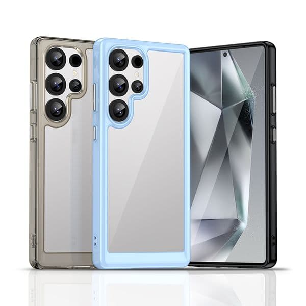 Acrylic Cases For Samsung Galaxy A57 A27 A37 S26 S25 Edge FE A17 A07 A06 A16 A26 A36 A56 A35 A55 S24 A15 A25 A05 5G Rugged Shield Cover Phone Case Capa