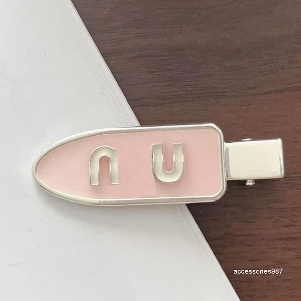 Hair Clips Barrettes Cute Pink Hair Clips Barrettes Luxury Designer Letters Duckbill Hair Clips Versatile Barrettes Classic HairJewelry Brand High Quality Gift
