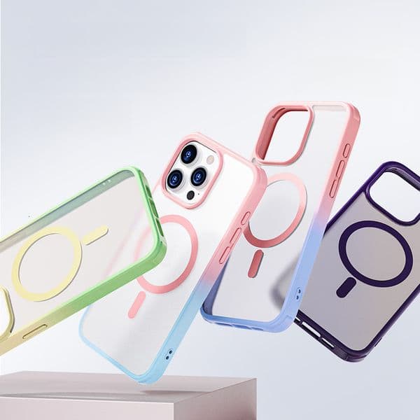 Compatible Phone Case iPhone 17 Phone Case Magnetic High-end Feel Shockproof Matte Transparent Ultra-thin Phone Cover free shipping
