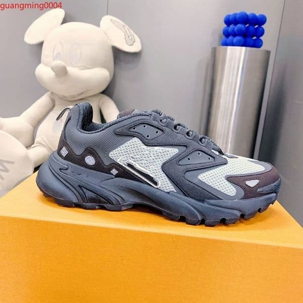 Luxury trainer sneakers fashion brand Designer mens shoes Genuine leather sneaker Size 38-46 RXkn0002