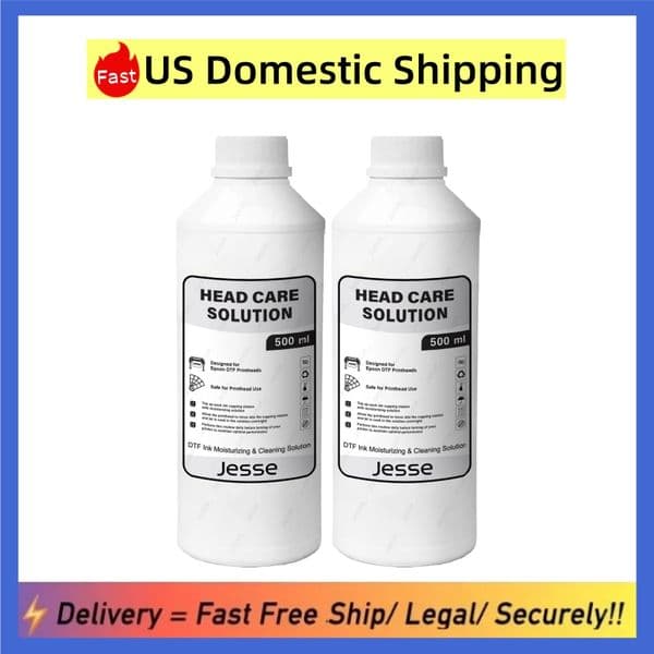 Jesse store 1000 ML Printhead Cleaning Cleaner US Domestic Local Shipping Pure 99 Raw Materials Industrial Use Safe Privacy Packaging Free Shipping