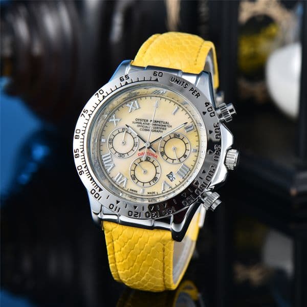Classic fritilla plate Ditona series six-pin full functional casual quartz chronograph men's business watch 01
