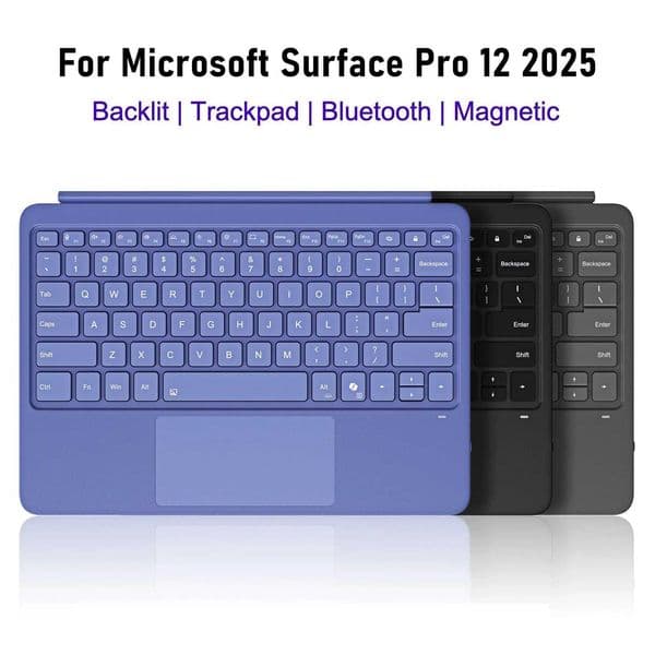 Backlight Keyboard For Surface Pro 12 InchKeyboard Trackpad For Surface Pro Coot PC 12 2025 H251202