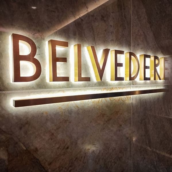 Custom commercial led illuminated Backlit Signs Business Shop 3D Letter Signboard Manufacturing