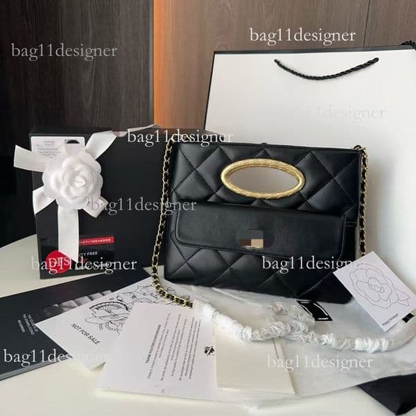 Membership Gift VIP B Evening Metal Handheld Clutch High End Feel Luxury Bag Crossbody Large Designer Bag Diamond Chain Square Bag