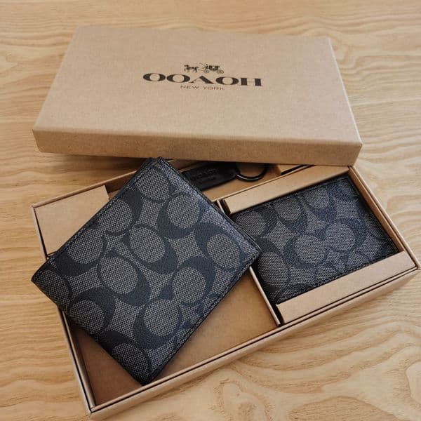 designer Card Holder Leather Three-piece set Wallet Designer Fashion Womens Purses Credit Cards Bag Travel Documents Passport Holders Classic monogram texture 01.