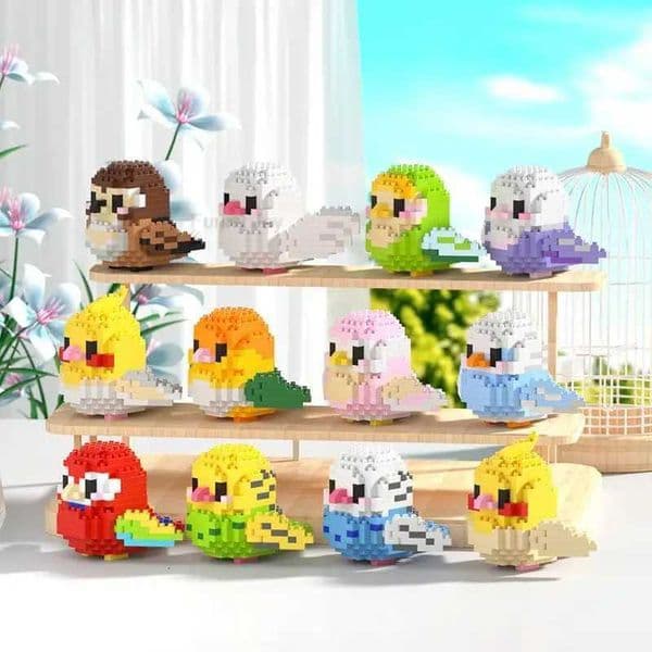Kawaii Cute Bird Small Building Blocks Set Creative Educational Building Toys For Boys Girls Toys Suitable For Decorate W251204