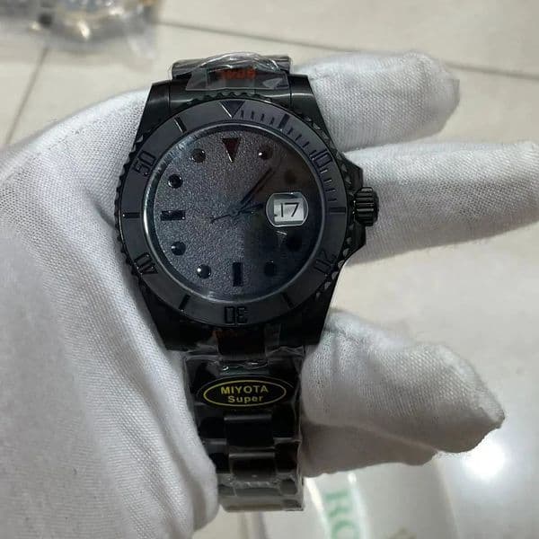 2025 U1 Top-grade AAA Super ST9 Upgrade Black Mens Watch Automatic Mechanical Movemenrt Sapphire Glass Ceramic Bezel Stainless steel Glide Lock Men Wristwatches