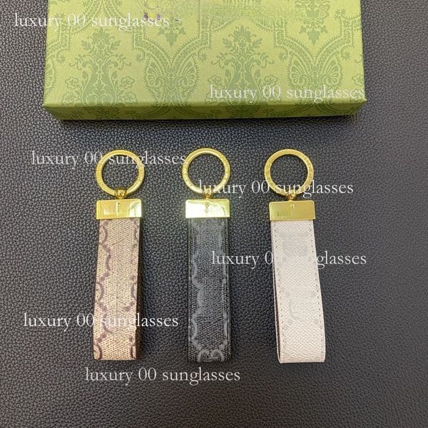 Trendy Brand Luxury keychain Key Ring Pendant Export Hot Selling European Designer Keychain And American Classic Style Car Accessories Trend