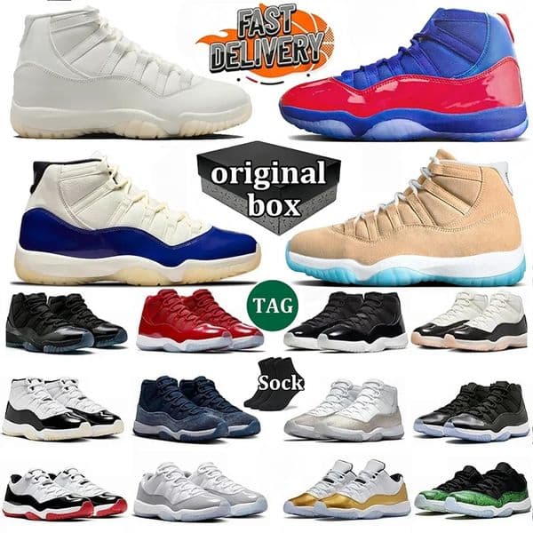 With Box 11 OG H-Town 11 11s Basketball Shoes Women Men 285 Atlanta Stealth Tropic Rare Inner Beast Gamma Blue Cherry Cool Grey Heiress Red Velvet Mens Trainers Sneakers