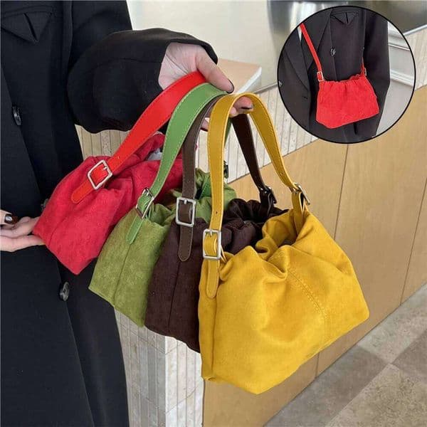 Retro Matte Texture Hand-Held Small Women's New Shoulder Bag, High-End, Casual And Fashionable Crossbody Bag luxury bag tote bag shoulder bag