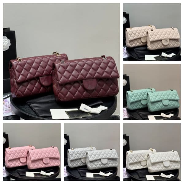 Designer high-quality chain bag, elegant cross-body bag for ladies, handbag designer, textured leather, high-quality